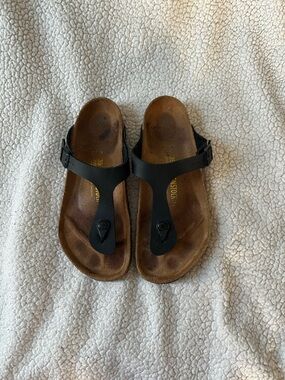 Birkenstock Black Thong Sandals